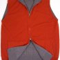LORO PIANA VEST $2160 GRAY/RED REVERSIBLE 100%CASHMERE GILET VEST XXL 56e NEW