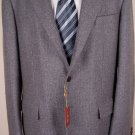 LORO PIANA COAT $3995 SMOKE GRAY CASHMERE/GOATSKIN 3-BTN JACKET 46R 56e NEW
