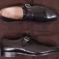 CHURCH'S SHOES $850 BLACK BENCH MADE BUCKLED MONK STRAP DRESS SHOES 10 43e NEW