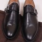 CHURCH'S SHOES $850 BLACK BENCH MADE BUCKLED MONK STRAP DRESS SHOES 10 43e NEW