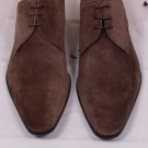 BALLY SHOES $545 PUTTY BROWN SUEDE SYMEO DERBY DRESS SHOE 9.5D 42.5e NEW