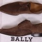 BALLY SHOES $545 PUTTY BROWN SUEDE SYMEO DERBY DRESS SHOE 9.5D 42.5e NEW