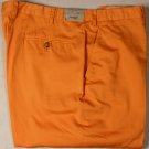 BRIONI PANTS $545 ORANGE COTTON CANNES HANDMADE GOLF DRESS SLACKS 38 54e NEW
