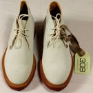 CESARE PACIOTTI SHOES $565 IVORY SUEDE 308 MADISON AVE DESERT BOOT 11 44e NEW