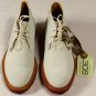 CESARE PACIOTTI SHOES $565 IVORY SUEDE 308 MADISON AVE DESERT BOOT 11 44e NEW