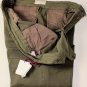 BRUNELLO CUCINELLI PANTS $795 KHAKI DRAB ENZYME WASHED CHINO TROUSERS 36 52e NEW