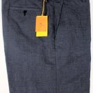 ETRO SHORTS $350 NAVY PLAID COTTON/LINEN BERMUDA WALKING SHORTS 38 54e NEW