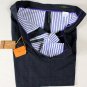 ETRO SHORTS $350 NAVY PLAID COTTON/LINEN BERMUDA WALKING SHORTS 38 54e NEW