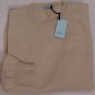 MALO SWEATER $890 LIGHT BROWN 100%CASHMERE CREWNECK JUMPER LARGE 52e NEW
