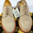 CESARE PACIOTTI SHOES $495 LIGHT BROWN SUEDE MADISON DOWNTOWN DERBY 8 41e NEW