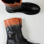 ANN DEMEULEMEESTER SHOES $1800 DEGRADE LEATHER DUAL ZIP MID CALF BOOT 11 44e NEW