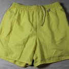 LORO PIANA SWIMSUIT $395 YELLOW WHITE CONTRAST STITCH SWIM TRUNKS Sm 48e NEW