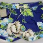 TOM FORD SWIMSUIT $765 NAVY FLORAL PRINT LOGO TIED BEACHWEAR TRUNKS XL 54 NEW