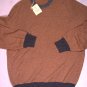 BRUNELLO CUCINELLI SWEATER MALT/GREY 100%CASHMERE CREWNECK JUMPER SM 48e NEW