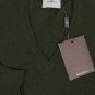 AVON CELLI SWEATER $950 HUNTER GREEN 100%CASHMERE V-NECK JUMPER XXL 56e NEW