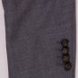 GUCCI COAT $1495 GRAY SIGNATURE CREST LOGO 2-BUTTON SPORT JACKET 42R 52e NEW