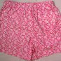 KITON SWIMSUIT $425 PINK/WHITE FLOWER LOGO EMBROIDERED BEACHWEAR MED 50 NEW