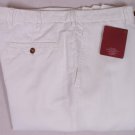 LORO PIANA PANTS $495 WHITE CHINO COTTON SAINT LAURENT SLACKS TROUSER 40 56e NEW