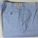 BRIONI PANTS $625 BLUE/WHITE SEERSUCKER HANDMADE TIGULLIO GOLF SLACKS 40 56e NEW