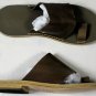 MAISON MARTIN MARGIELA SHOES $495 BROWN STRAP & TOE RING SLIDE SANDALS 7 40 NEW