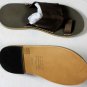MAISON MARTIN MARGIELA SHOES $495 BROWN STRAP & TOE RING SLIDE SANDALS 7 40 NEW