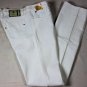 GUCCI JEANS $595 WHITE LOGO EMBROIDERED FIT LEG 5PKT BTN FLY DENIM 36/37 52e NEW