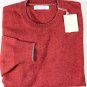 BRUNELLO CUCINELLI SWEATER $975 BRICK RED 100%CASHMERE CREWNECK JUMPER M 50e NEW