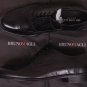BRUNO MAGLI SHOES $585 BLACK WING-TIP SIMANO HANDMADE OXFORD SHOES 9D 42 NEW