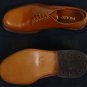 PRADA SHOES $690 COGNAC BROWN OXFORD DRESS SHOES 12 45e NEW