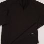 COSTUME NATIONAL SWEATER $650 BROWN 100%WOOL SHAWL COLLAR LOGO JUMPER L 52e NEW
