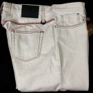 GUCCI JEANS $580 DUST BLUE LOGO CHARM ORNAMENTED CONTRAST DENIM 38/35 54e NEW