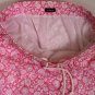 KITON SWIMSUIT $425 PINK/WHITE FLOWER LOGO EMBROIDERED TRUNKS SM 48 NEW