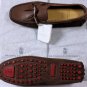 BRUNELLO CUCINELLI SHOES $735 BROWN TIED VAMP PEBBLE SOLE LOGO DRIVER 9 42 NEW