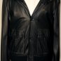 GUCCI JACKET $3580 BLACK PERFORATED LEATHER 7-BTN BOMBER JACKET 44 56e NEW