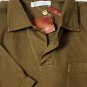 LORO PIANA POLO $445 BROWN 1-BTN OPEN PIQUE LOGO EMBROIDERED POLO LG 52e NEW