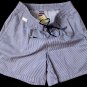 BRIONI SAILING SWIMSUIT $600 LIGHT BLUE LOGO ORNAMENTED SWIM TRUNKS MED 50e NEW