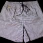 BRIONI SAILING SWIMSUIT $600 LIGHT BLUE LOGO ORNAMENTED SWIM TRUNKS MED 50e NEW