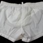 DSQUARED2 SWIM TRUNKS $365 WHITE LOGO ORNAMENTED SWIMSUIT BEACHWEAR SM 48e NEW