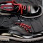 DOLCE & GABBANA SHOES $965 BLACK BRUSHED CALF RED LACED CAPTOE OXFORD 12 45e NEW