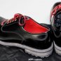 DOLCE & GABBANA SHOES $965 BLACK BRUSHED CALF RED LACED CAPTOE OXFORD 12 45e NEW