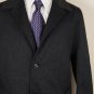 BRIONI JACKET $3295 CHARCOAL GRAY 5-BTN WOOL/CASHMERE HANDMADE TOPCOAT L 52e NEW