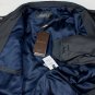 GUCCI JACKET $2650 BLUE/BROWN NYLON/LEATHER CONTRAST MOTO JACKET MED 40 50 NEW