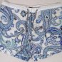 ETRO SWIM TRUNKS $350 LIGHT BLUE LOGO PAISLEY BEACHWEAR SWIM SHORTS MED 50e NEW