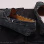 SUTOR MANTELLASSI SHOES $545 SMOKE BLUE PEBBLE SOLE HANDMADE DRIVER 11 44e NEW