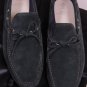SUTOR MANTELLASSI SHOES $545 SMOKE BLUE PEBBLE SOLE HANDMADE DRIVER 11 44e NEW