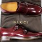 GUCCI SHOES $750 BRANDY DOUBLE LOGO CHARM BUCKLED MONKSTRAP 9.5 42.5e NEW