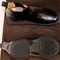 CHURCH'S SHOES $580 BLACK BENCH MADE SIDE GORE DEVON CITY BOOTS 7.5 40.5e NEW