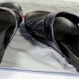 PRADA SHOES $495 BLUE CROC EMBOSSED CROSS STRAP LOGO ORNAMENTED SANDAL 9 42e NEW