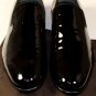 GUCCI SHOES $645 BLACK PATENT SIDE NOTCH GORED VENICE FORMAL LOAFER 8 41e NEW