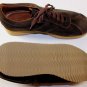 MALO SHOES $485 DARK BROWN SUEDE LOGO SIDE STRIPE COMFORT TRAINERS 10D 43e  NEW